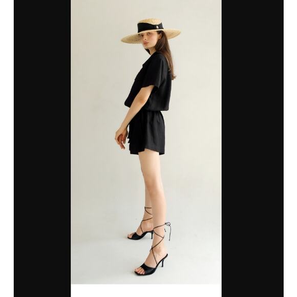 NWOT The Ashlynn MARY Safari Playsuit Black M/L - Picture 11 of 16